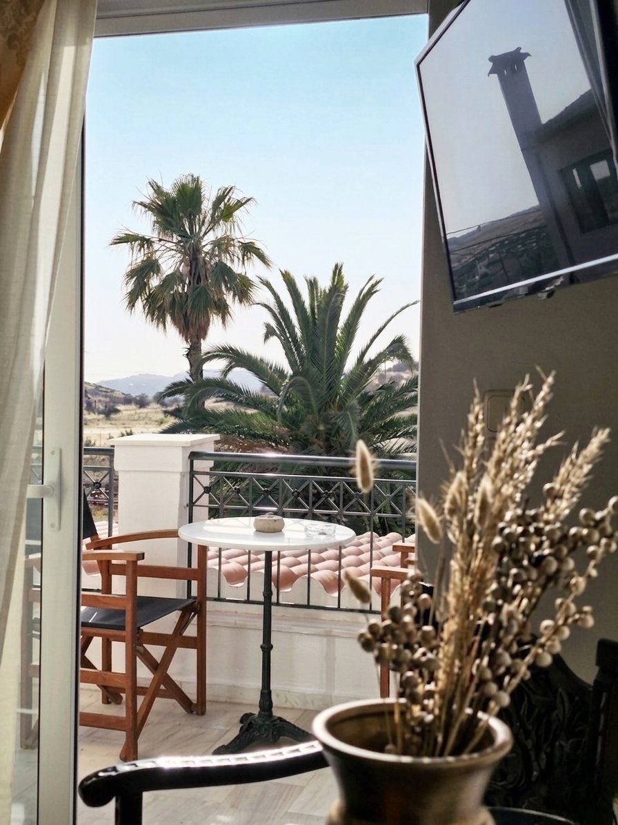 Balcony view of open horizon