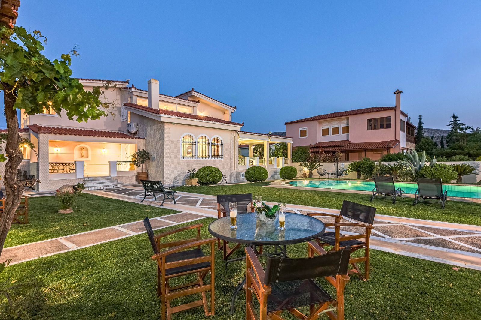 Garden lounge lifestyle relaxation