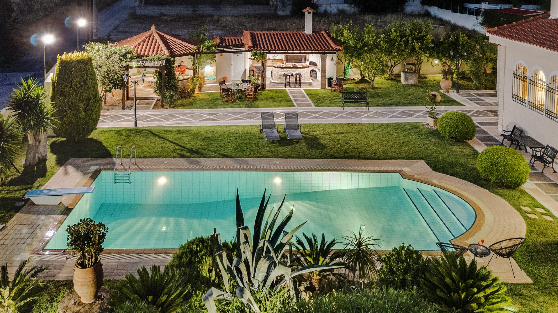 Renko Royal Villa location near Athens Airport, Lagonisi, Eastern Attica, Greece